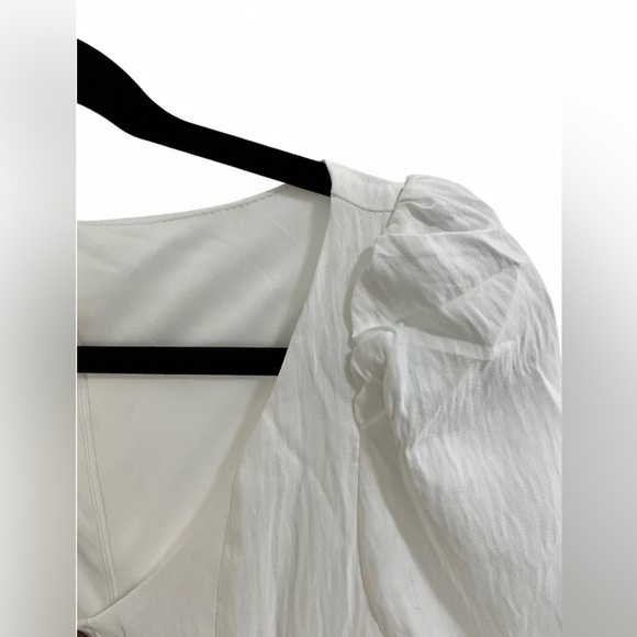 NEW Western Vintage | S, M | Sexy White Effortless Flowy Ruffle Maxi Ankle Dress - Picture 7 of 10